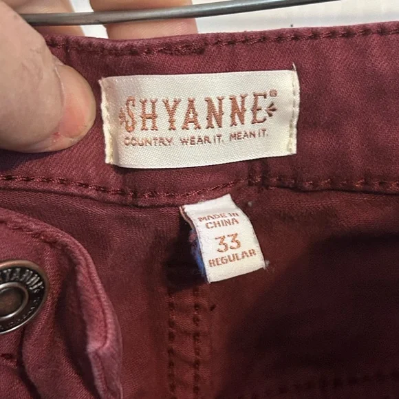 Shyanne | Deep Red Bell Bottom Pants
| Size 34 x 34 - Picture 4 of 7